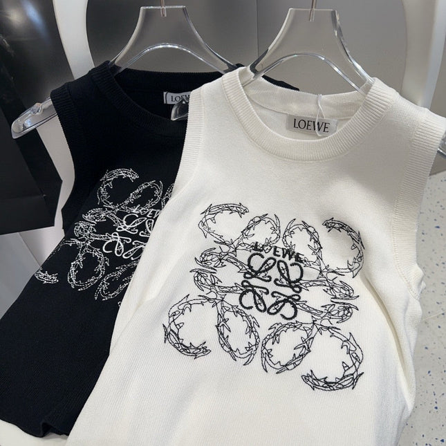 TANK TOP 633203 IN WHITE COTTON RIBBED KNIT