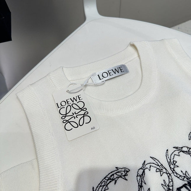 TANK TOP 633203 IN WHITE COTTON RIBBED KNIT