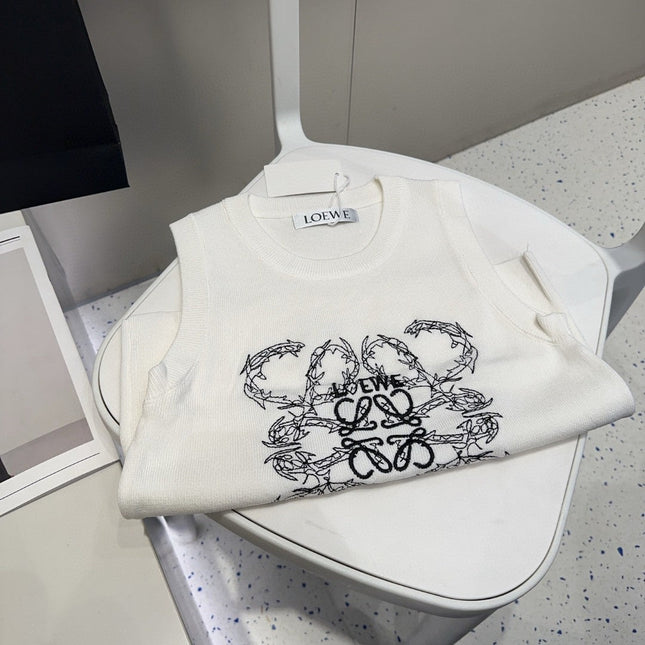 TANK TOP 633203 IN WHITE COTTON RIBBED KNIT