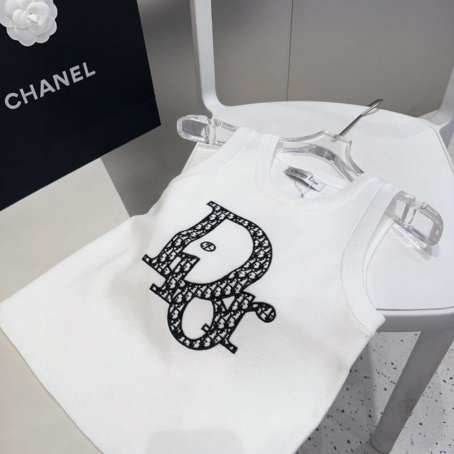 TANK TOP 627698 IN WHITE COTTON RIBBED