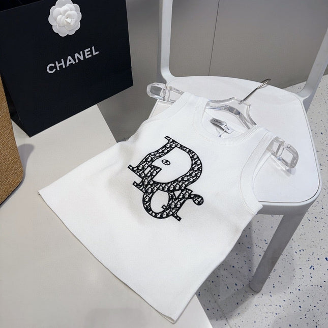 TANK TOP 627698 IN WHITE COTTON RIBBED