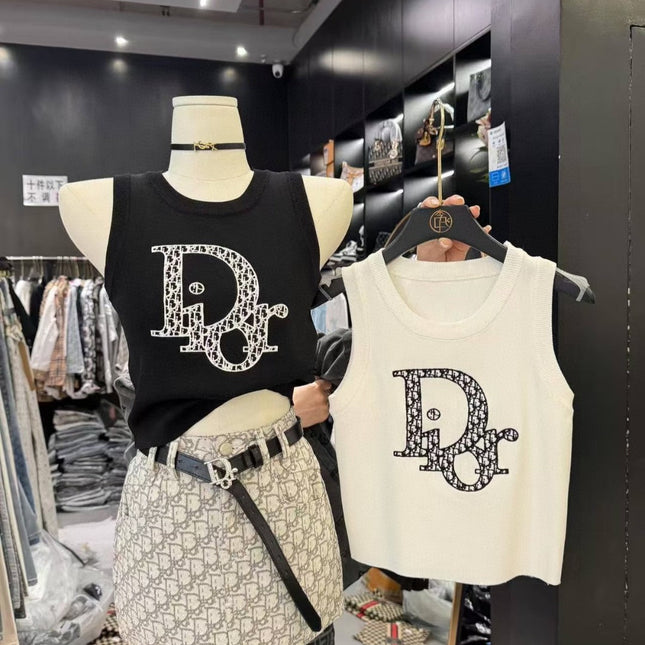 TANK TOP 627699 IN BLACK COTTON RIBBED