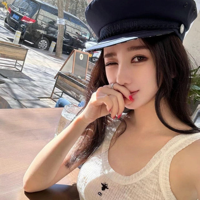 CAMISOLE 629204 IN WHITE COTTON RIBBED KNIT