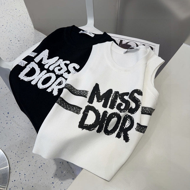 TANK TOP 638008 IN WHITE COTTON RIBBED KNIT EMBOSSED LOGO