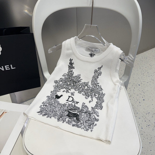 TANK TOP 639176 IN WHITE COTTON RIBBED KNIT