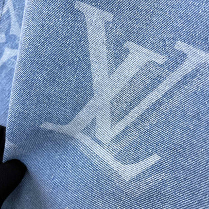 LV ICE BLUE MONOGRAM DENIM JACKET 239523