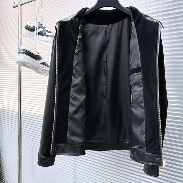LV SHIRT JACKET IN BLACK SOFT CALFSKIN 239124