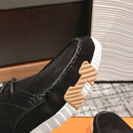 INCREASE SNEAKER IN BLACK SUEDE