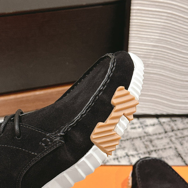 INCREASE SNEAKER IN BLACK SUEDE