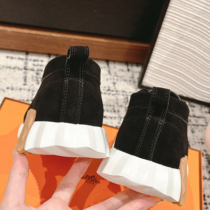 INCREASE SNEAKER IN BLACK SUEDE