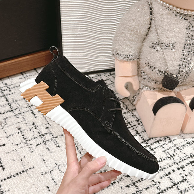 INCREASE SNEAKER IN BLACK SUEDE