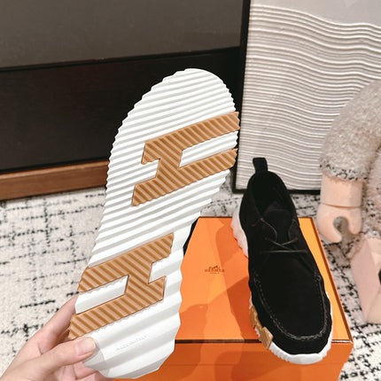 INCREASE SNEAKER IN BLACK SUEDE