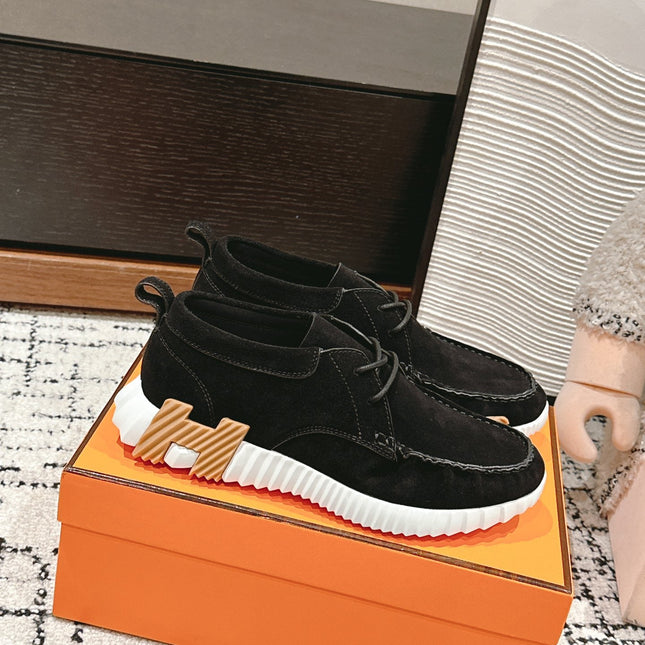 INCREASE SNEAKER IN BLACK SUEDE