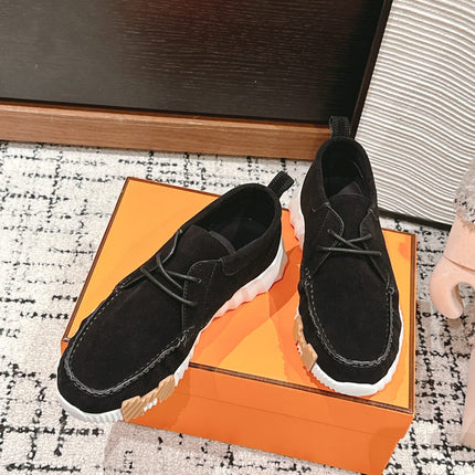 INCREASE SNEAKER IN BLACK SUEDE