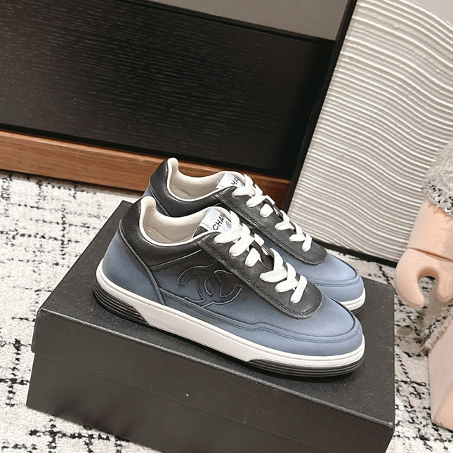 SNEAKER IN BLACK MIX COOL GRAY HAND-POLISHED CALFSKIN 977825