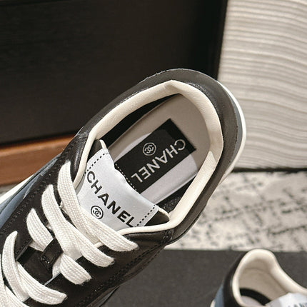 SNEAKER IN BLACK MIX COOL GRAY HAND-POLISHED CALFSKIN 977825