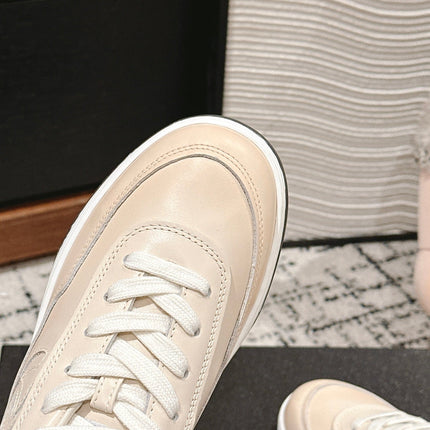 SNEAKER IN BISQUE BEIGE HAND-POLISHED CALFSKIN 977827