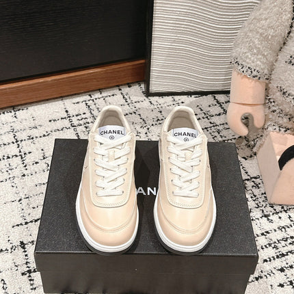 SNEAKER IN BISQUE BEIGE HAND-POLISHED CALFSKIN 977827