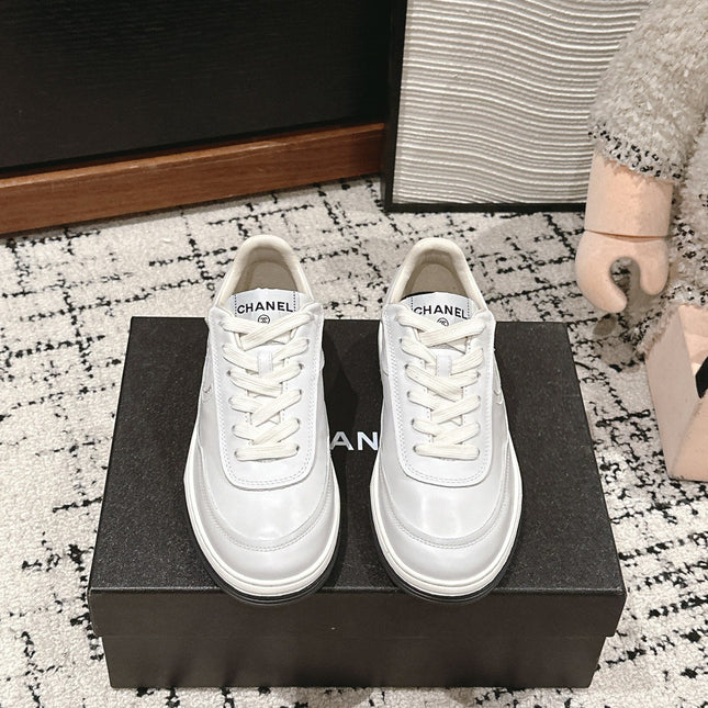 SNEAKER IN WHITE HAND-POLISHED CALFSKIN 977831