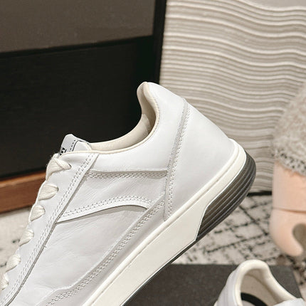 SNEAKER IN WHITE HAND-POLISHED CALFSKIN 977831