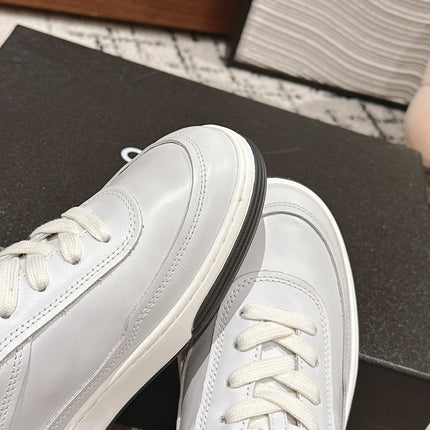 SNEAKER IN WHITE HAND-POLISHED CALFSKIN 977831