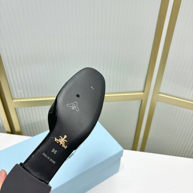 PRA MARY JANE PUMPS BLACK CALFSKIN