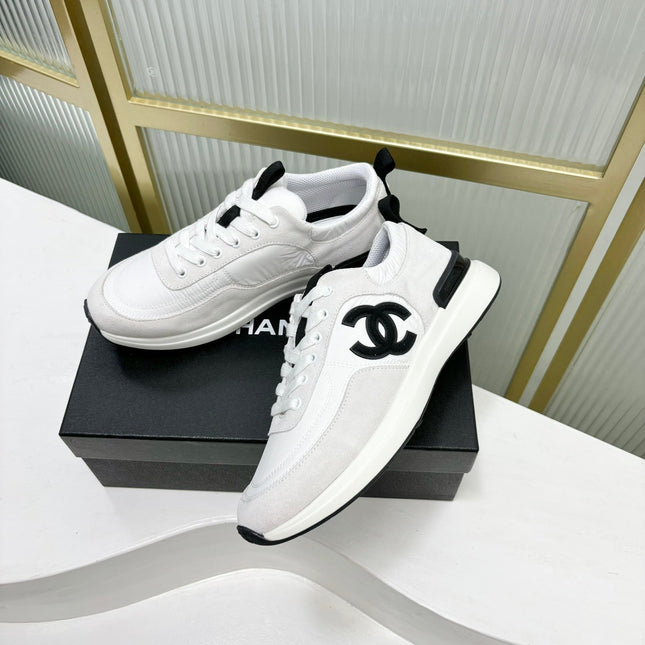 SNEAKER IN WHITE MIX GREY SUEDE