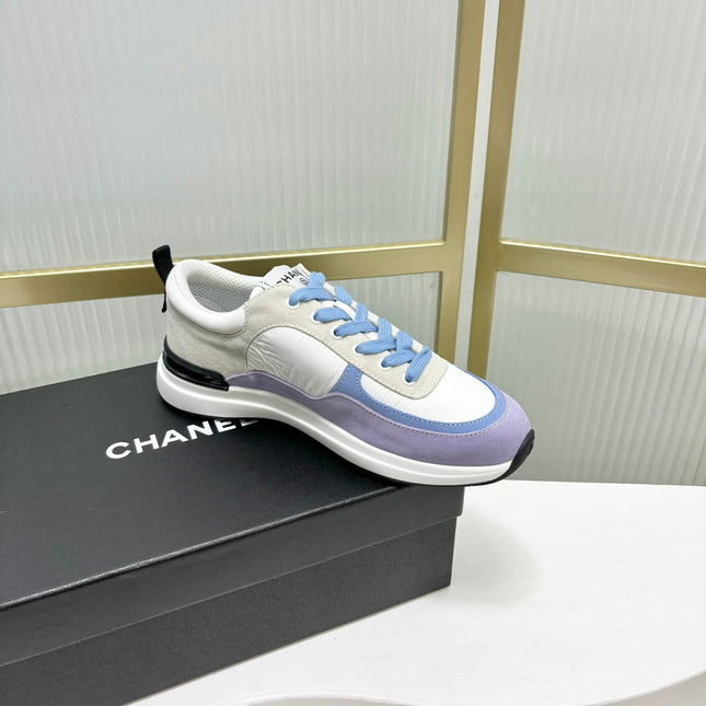 SNEAKER IN AMETHYST PURPLE MIX GREY SUEDE