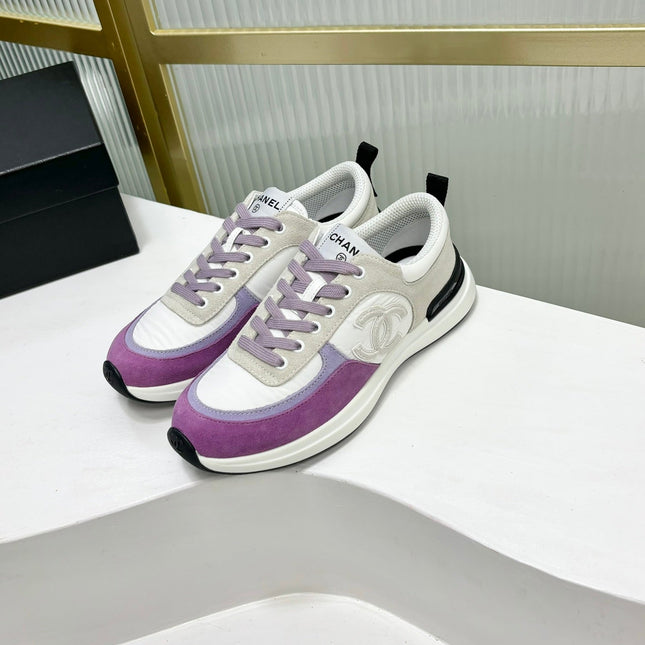 SNEAKER IN VIOLET MIX GREY SUEDE