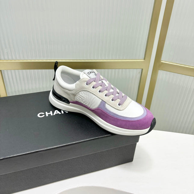 SNEAKER IN VIOLET MIX GREY SUEDE