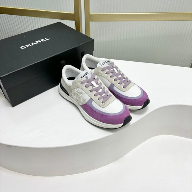 SNEAKER IN VIOLET MIX GREY SUEDE