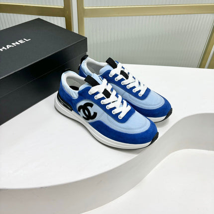 SNEAKER IN SKY MIX COBALT BLUE SUEDE