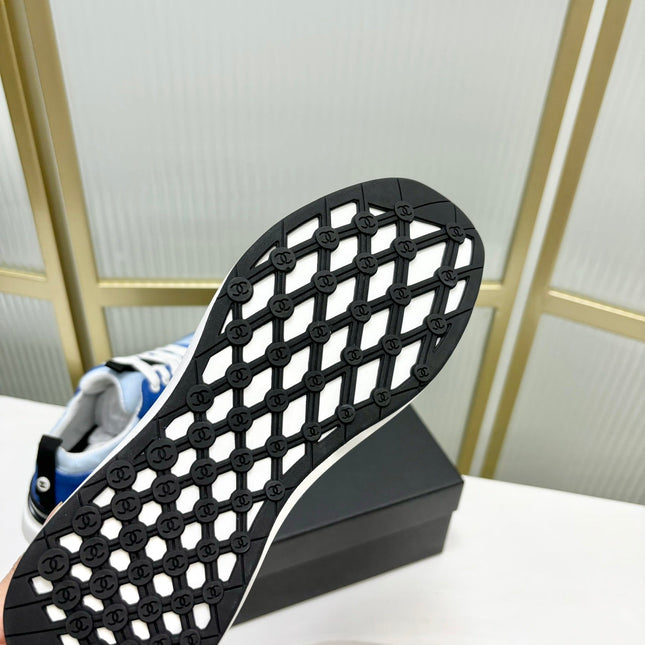 SNEAKER IN SKY MIX COBALT BLUE SUEDE