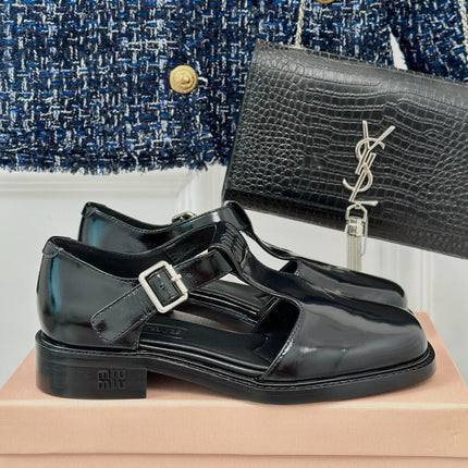 Sandal Platform Black Calfskin