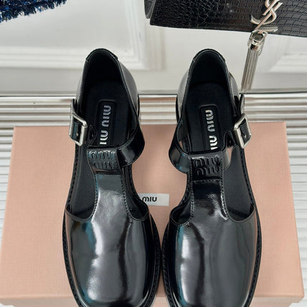 Sandal Platform Black Calfskin