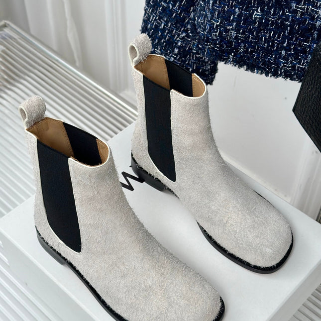 LW CAMPO CHELSEA BOOT WHITE BRUSHED SUEDE