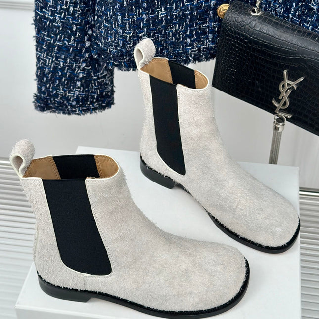 LW CAMPO CHELSEA BOOT WHITE BRUSHED SUEDE