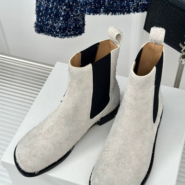 LW CAMPO CHELSEA BOOT WHITE BRUSHED SUEDE