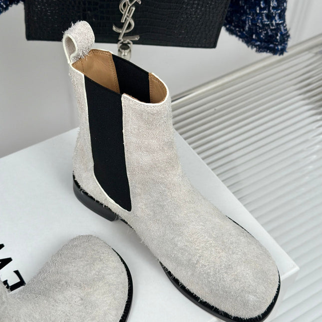LW CAMPO CHELSEA BOOT WHITE BRUSHED SUEDE