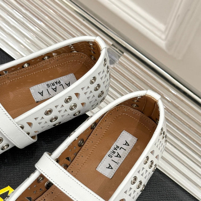 MARY JANE IN WHITE CALFSKIN
