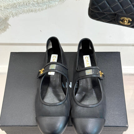FLAT SHOES IN BLACK MESH MIX LAMBSKIN