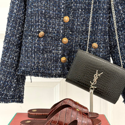 LP SANDALS 25S IN MAHOGANY RED LAMBSKIN SNAKE EMBOSSING