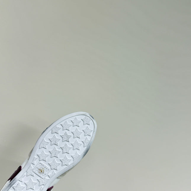 LACE-UP BOOTS IN BEIGE SUEDE AND WHITE MESH