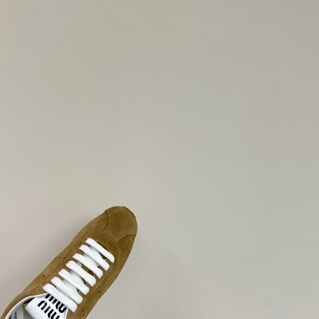 PLUME SUEDE SNEAKERS EARTH BROWN