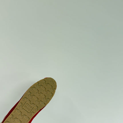 PLUME SNEAKERS IN RED SUEDE