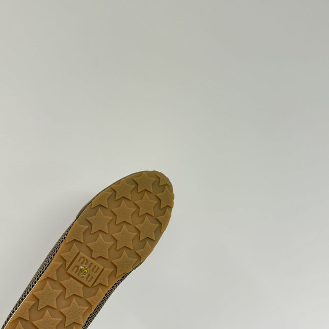 RETRO SNEAKERS IN COFFEE BROWN MESH AND SUEDE