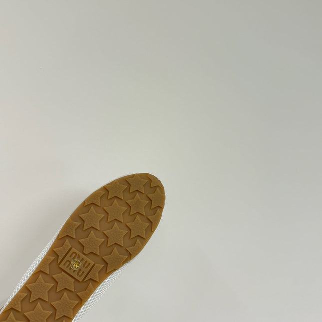 RETRO SNEAKERS IN BEIGE MESH AND SUEDE