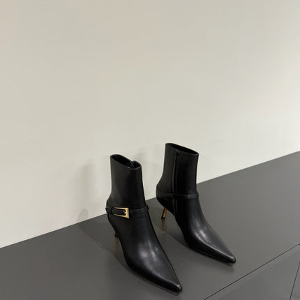 LEE BOOTS IN BLACK SMOOTH CALFSKIN