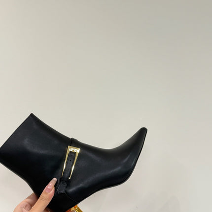 LEE BOOTS IN BLACK SMOOTH CALFSKIN