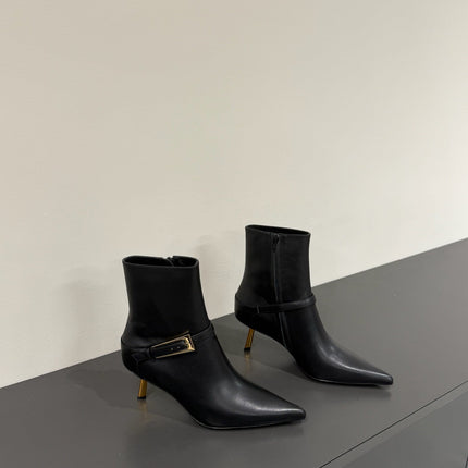 LEE BOOTS IN BLACK SMOOTH CALFSKIN